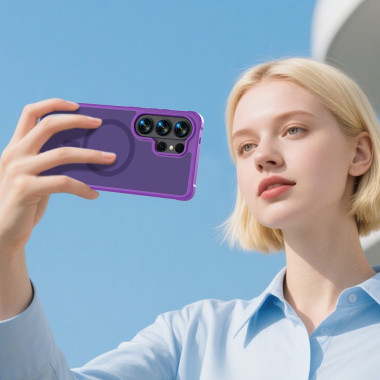 Coque Samsung Galaxy S26 Ultra Hybride Mate avec Anneau Magnétique