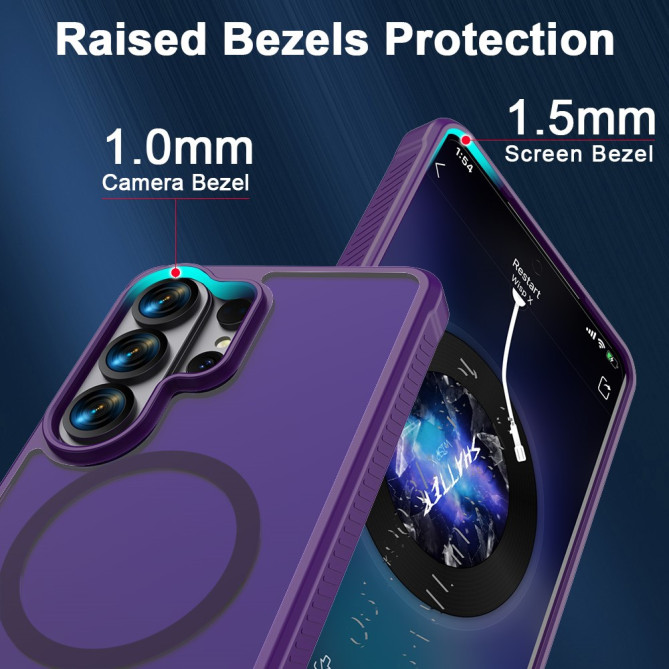 Coque Samsung Galaxy S26 Ultra Hybride Mate avec Anneau Magnétique