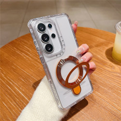 Coque Samsung Galaxy S26 Ultra Transparente Antichoc avec Support Magnétique