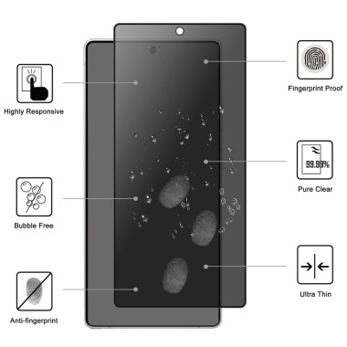 Verre Trempé Samsung Galaxy S26 Ultra Anti-Espion Protection Intégrale