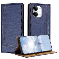 Housse POCO X8 Pro Max Lignes Structurées avec Porte-Cartes