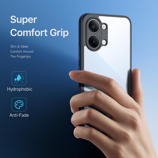 Coque POCO X8 Pro Max Transparente DUX DUCIS Noir