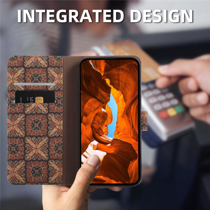 Housse Poco X8 Pro Portefeuille Style Bohème