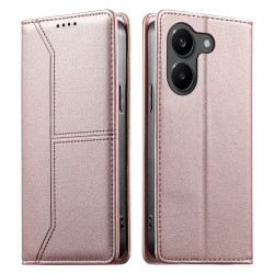Flip Cover Poco X8 Pro Lignes Style Couture