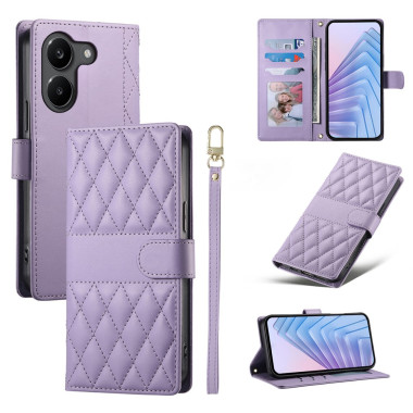 Housse POCO X8 Pro Design Matelassé à Lanière