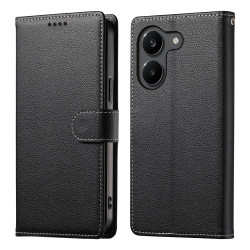 Housse POCO X8 Pro Simili cuir Grainé Litchi