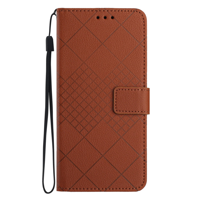 Housse POCO X8 Pro Portefeuille Motifs Losanges