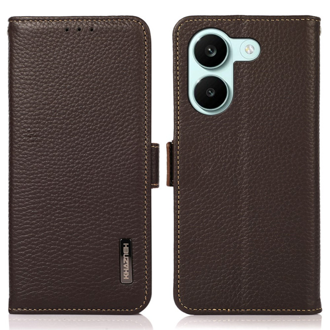 Housse POCO X8 Pro cuir grainé first