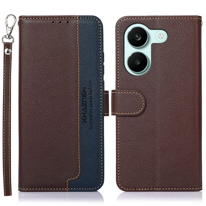 Housse POCO X8 Pro Portefeuille RFID Bandoulière KHAZNEH