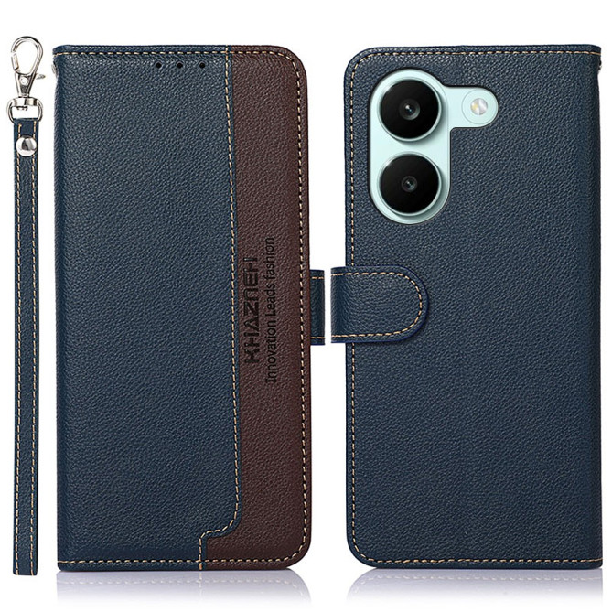 Housse POCO X8 Pro Portefeuille RFID Bandoulière KHAZNEH