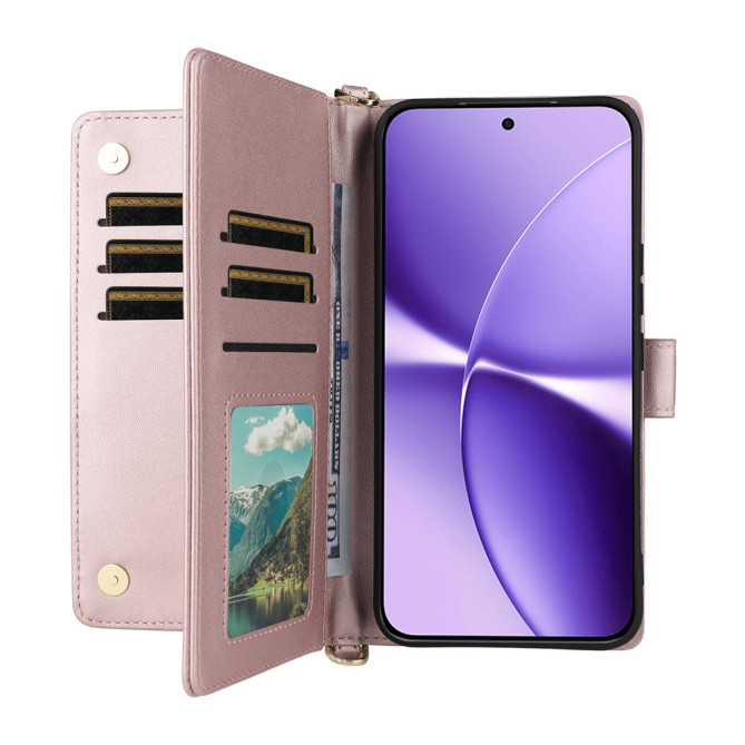 Housse POCO X8 Pro Max Portefeuille Support Bandoulière