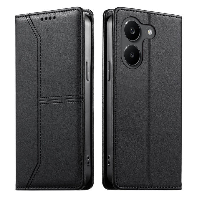 Flip Cover Poco X8 Pro Lignes Style Couture