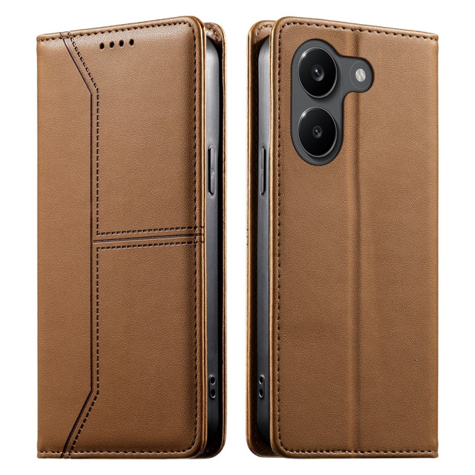 Flip Cover Poco X8 Pro Lignes Style Couture