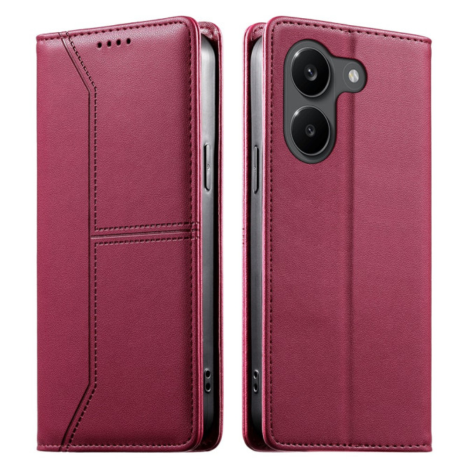 Flip Cover Poco X8 Pro Lignes Style Couture