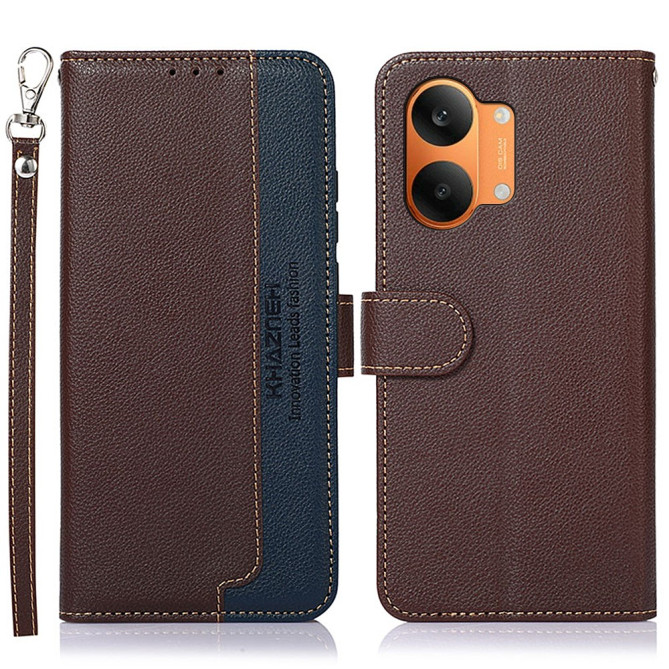 Housse POCO X8 Pro Max Portefeuille RFID Bandoulière KHAZNEH
