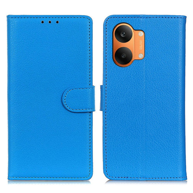 Housse POCO X8 Pro Max Simili Cuir à Texture Litchi