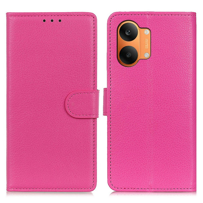 Housse POCO X8 Pro Max Simili Cuir à Texture Litchi