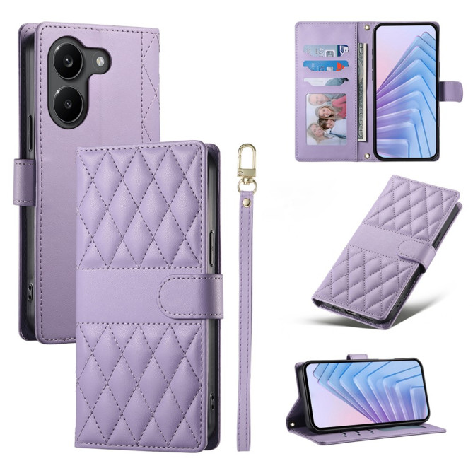 Housse POCO X8 Pro Design Matelassé à Lanière