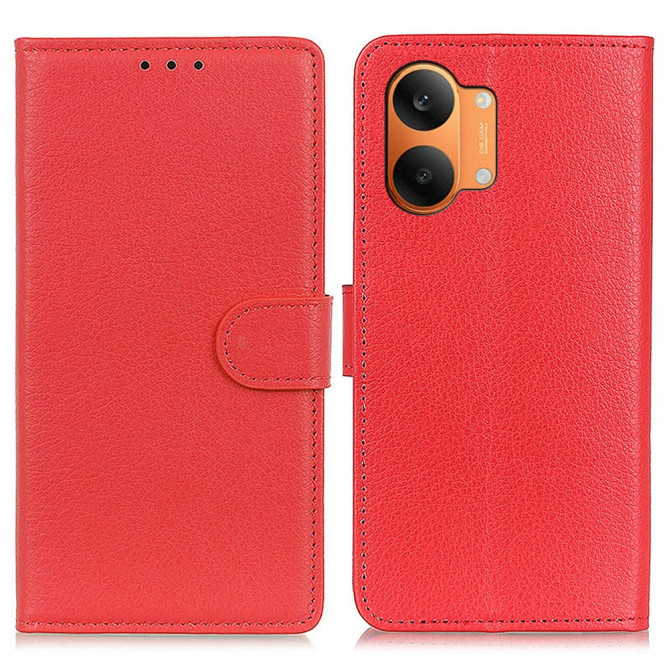 Housse POCO X8 Pro Max Simili Cuir à Texture Litchi