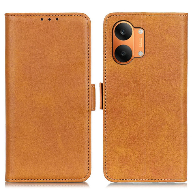 Housse POCO X8 Pro Max Série KROKIGVALLA simili cuir mat