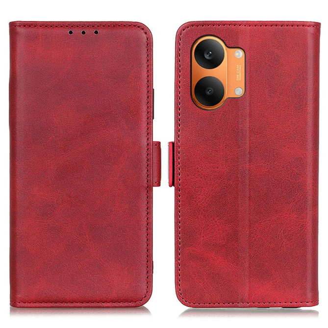 Housse POCO X8 Pro Max Série KROKIGVALLA simili cuir mat