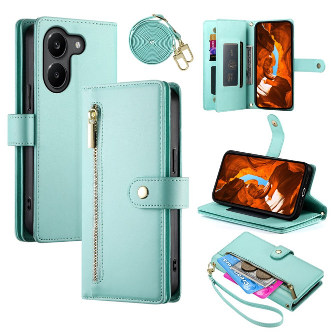 Housse POCO X8 Pro Multi-Rangements avec Bandoulière