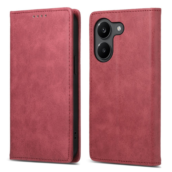 Flip Cover POCO X8 Pro Effet Cuir Rétro