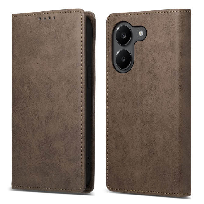 Flip Cover POCO X8 Pro Effet Cuir Rétro