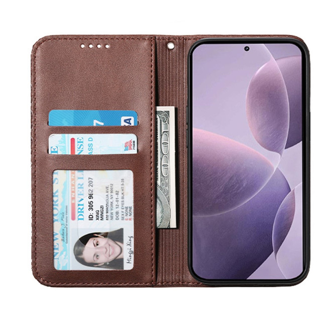 Housse POCO X8 Pro Motif Losanges avec Dragonne