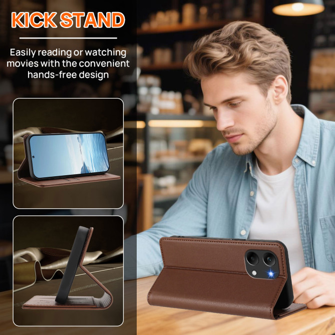 Flip Cover POCO X8 Pro Max Portefeuille Série Pattern-Cat