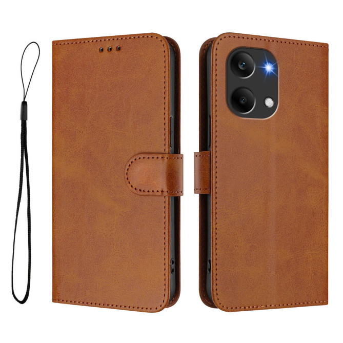 Housse Xiaomi Poco X8 Pro Max RFID Texture Cuir avec Dragonne
