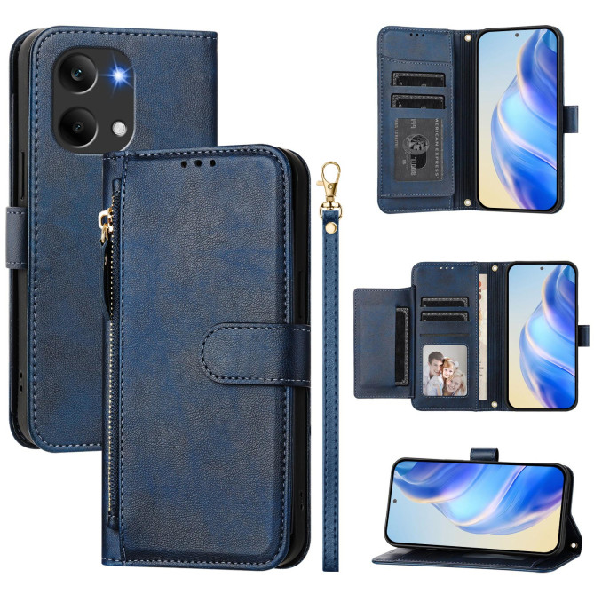 Housse POCO X8 Pro Max à Poche Zippée et Multiples Rangements