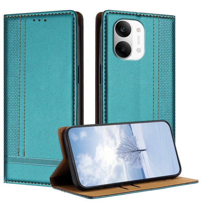 Housse POCO X8 Pro Max Lignes Structurées avec Porte-Cartes