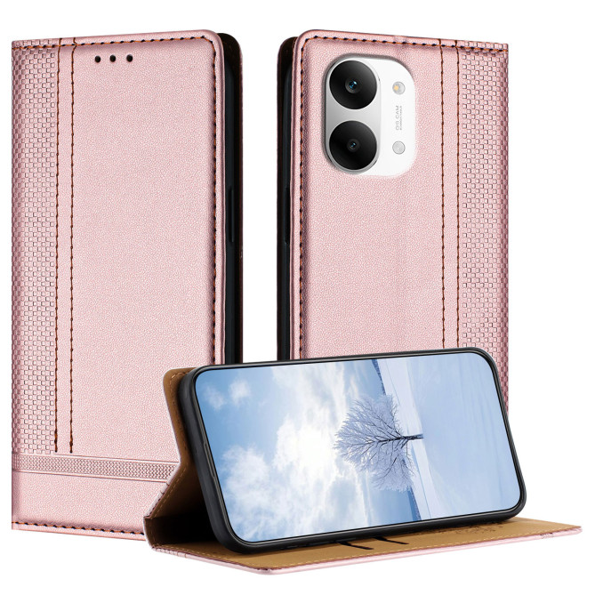 Housse POCO X8 Pro Max Lignes Structurées avec Porte-Cartes