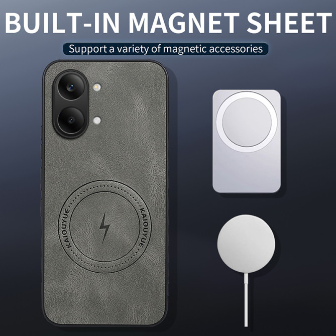 Coque POCO X8 Pro Max Nappa Magnétique avec 2 Verres Trempés