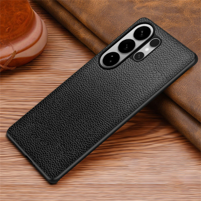 Coque Samsung Galaxy S26 Ultra Hybride Texture Litchi