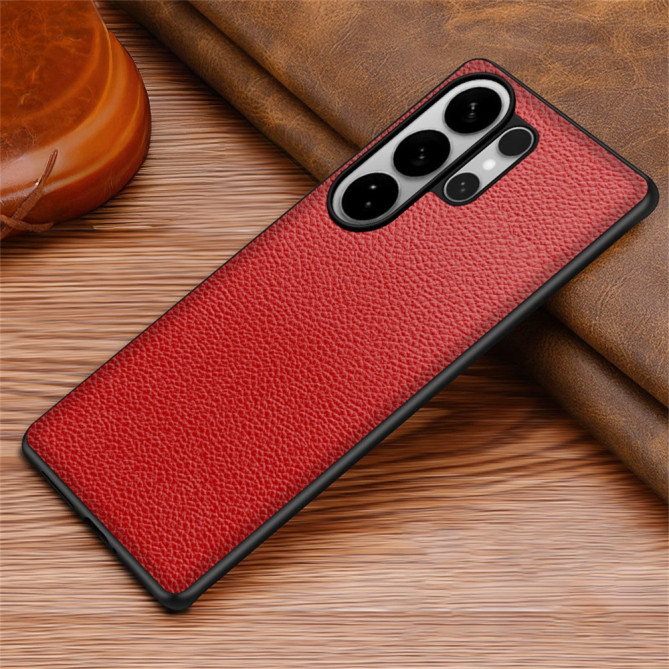 Coque Samsung Galaxy S26 Ultra Hybride Texture Litchi