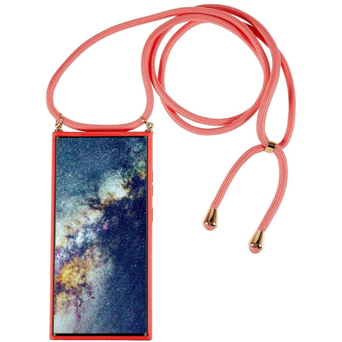 Coque Samsung Galaxy S26 Ultra en Paille de Blé avec Cordon