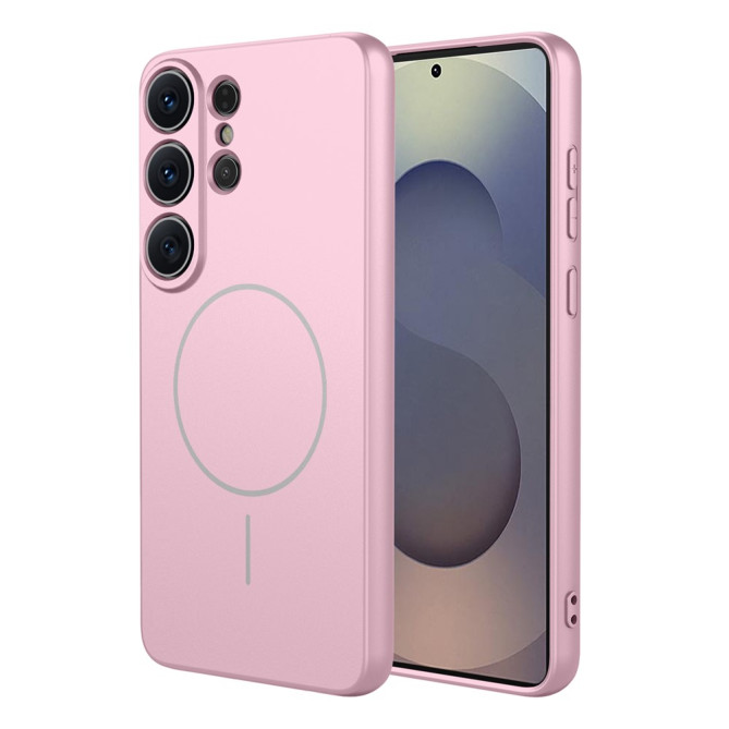 Coque Samsung Galaxy S26 Ultra Magnétique Texture Silicone Liquide