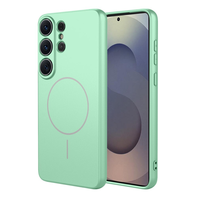 Coque Samsung Galaxy S26 Ultra Magnétique Texture Silicone Liquide