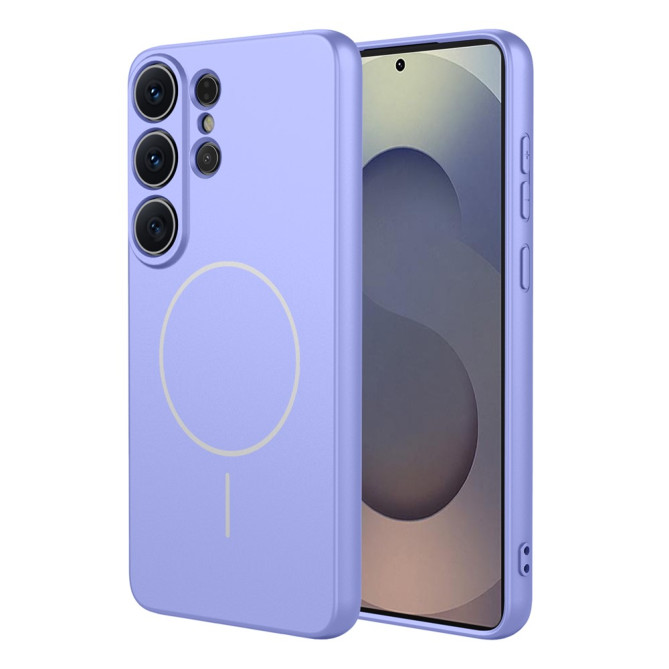 Coque Samsung Galaxy S26 Ultra Magnétique Texture Silicone Liquide