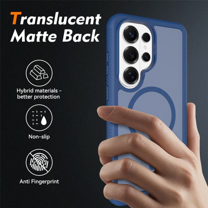 Coque Samsung Galaxy S26 Ultra Intégrale 2-en-1 Magnétique Mate