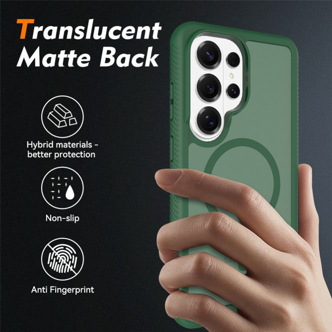 Coque Samsung Galaxy S26 Ultra Intégrale 2-en-1 Magnétique Mate