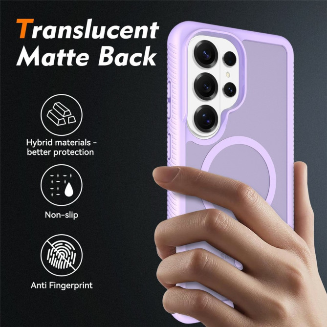 Coque Samsung Galaxy S26 Ultra Intégrale 2-en-1 Magnétique Mate