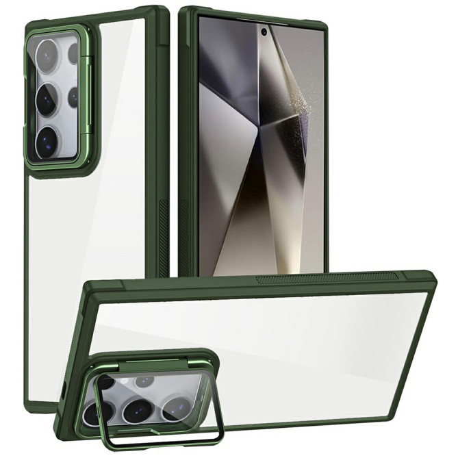 Coque Samsung Galaxy S26 Ultra Transparente avec Support Objectif