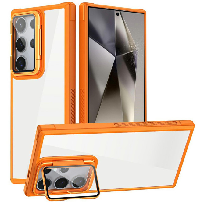 Coque Samsung Galaxy S26 Ultra Transparente avec Support Objectif