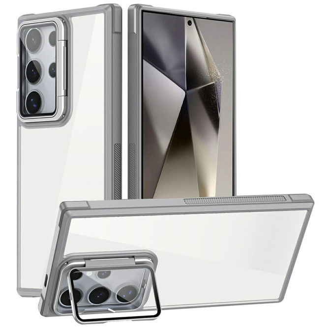 Coque Samsung Galaxy S26 Ultra Transparente avec Support Objectif