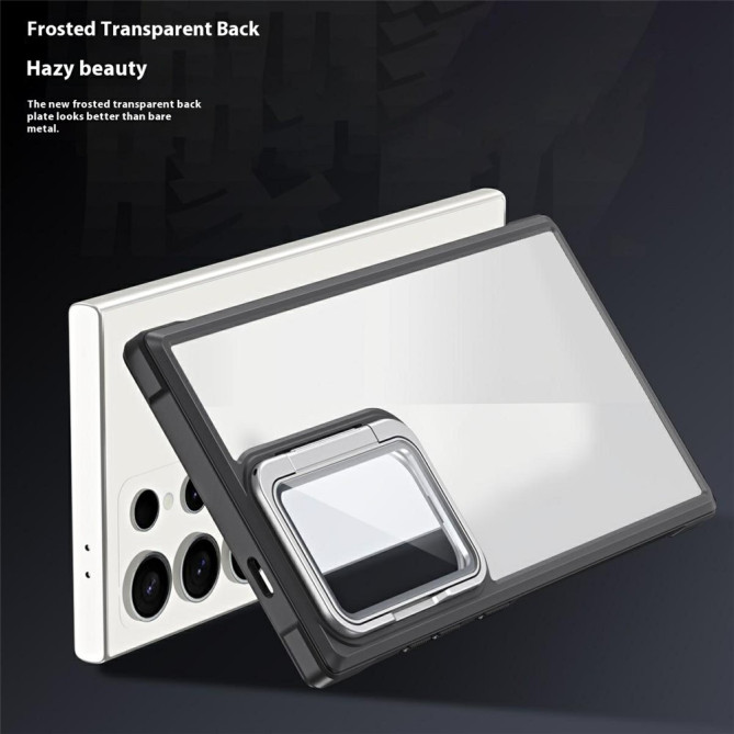 Coque Samsung Galaxy S26 Ultra Transparente avec Support Objectif