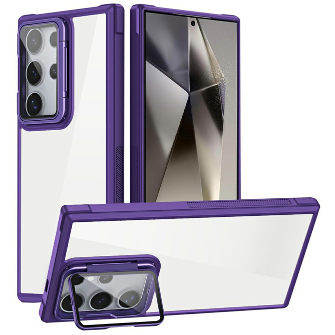 Coque Samsung Galaxy S26 Ultra Transparente avec Support Objectif