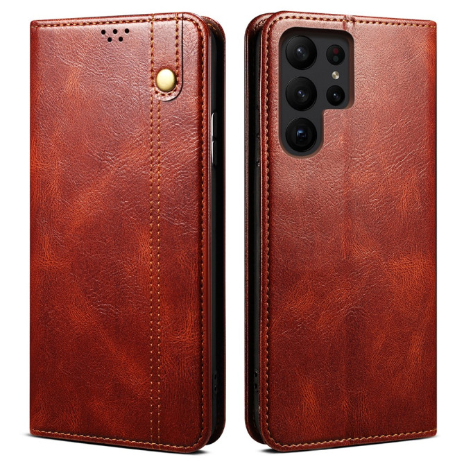 Flip Cover Samsung Galaxy S26 Ultra Simili Cuir Ernestine
